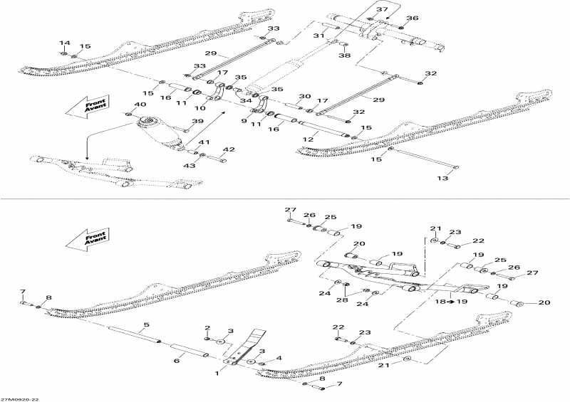  BRP SkiDoo MX Z TNT 550F, 2010 - Front Arm