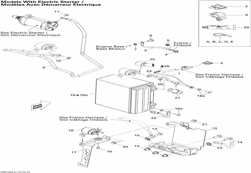   MX Z TNT 550F, 2010  - Battery And Starter