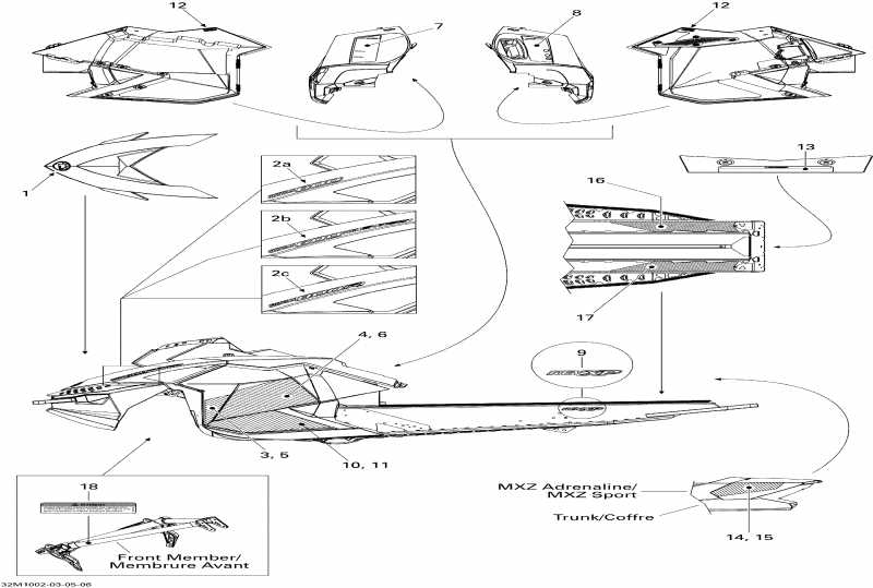 snowmobile Skidoo - 