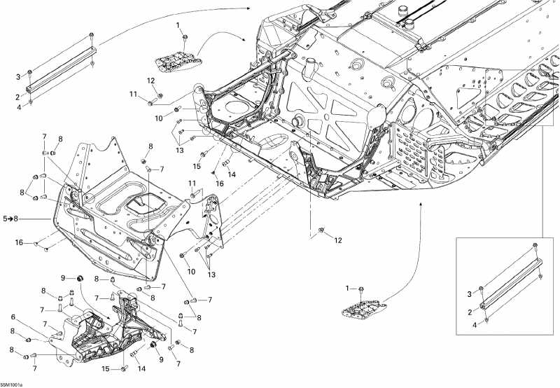 MX Z X-RS 600HO ETEC, 2010 - Frame And Components 1