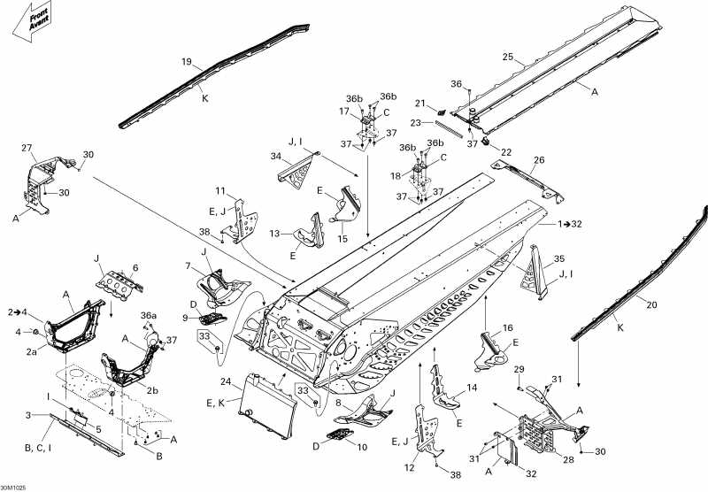 MX Z X 600RS, 2010 ������ - Frame