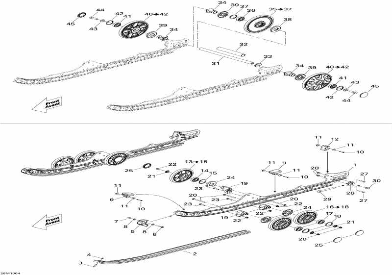  Skidoo MX Z X 800R ETEC, 2010 - Rear Suspension