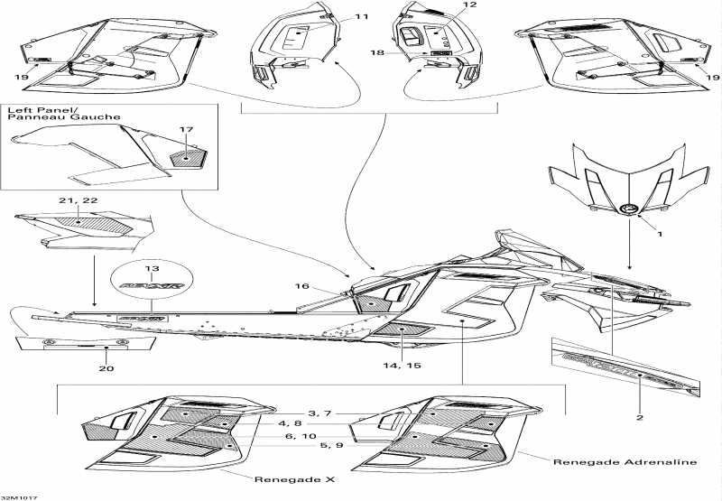  SkiDoo  Renegade Adrenaline 1200, 2010 -  Adrenaline