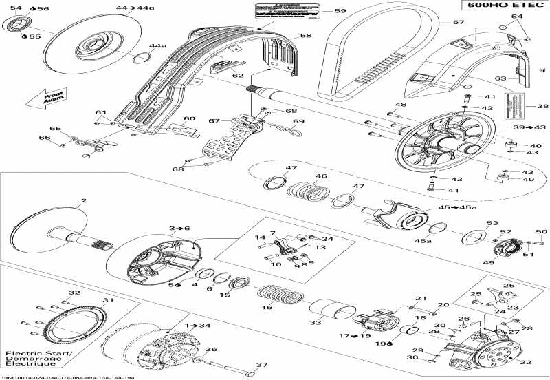 Ski Doo - Pulley System 600ho Etec