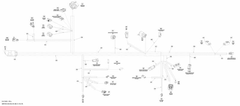 snowmobile  Renegade BackCountry 800R PTEK, 2010 - Electrical Harness 800r Ptek