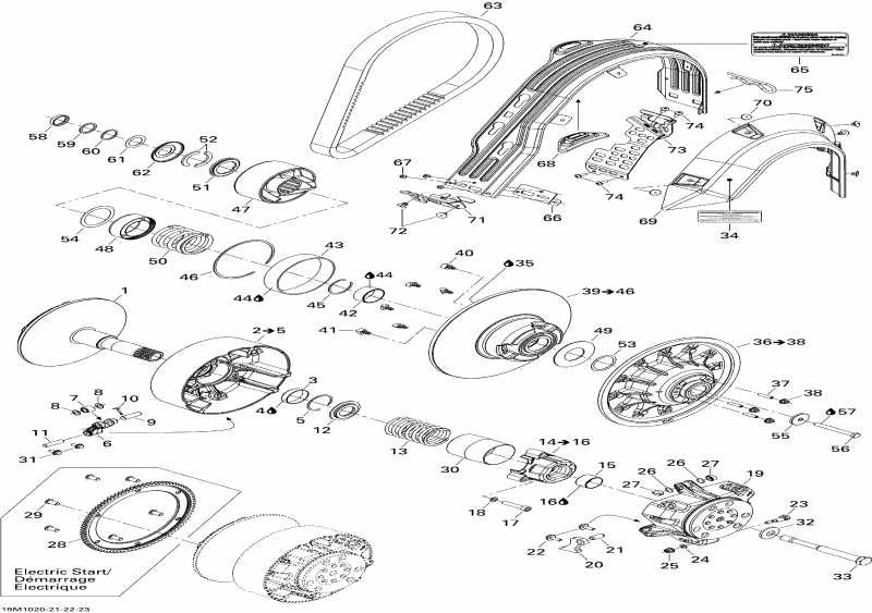 snowmobile Ski Doo -  System