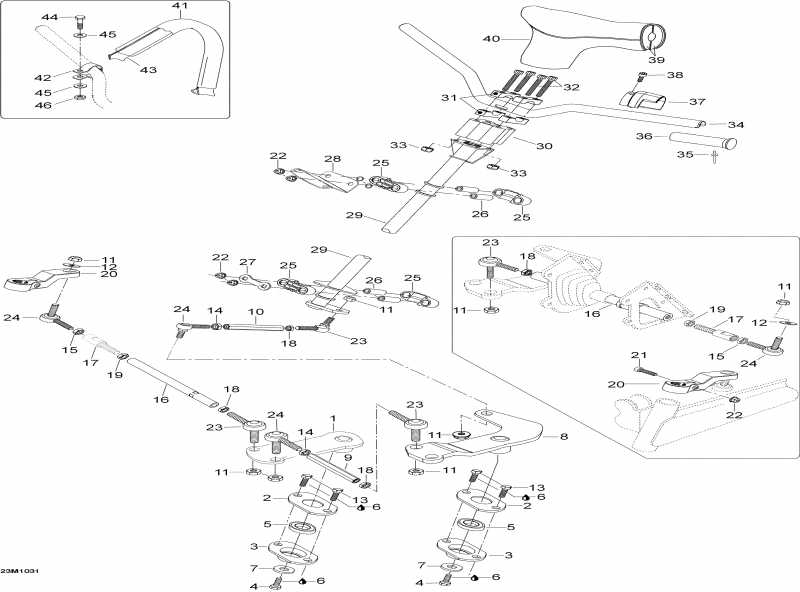 Skandic SUV 550F, 2010 - Steering