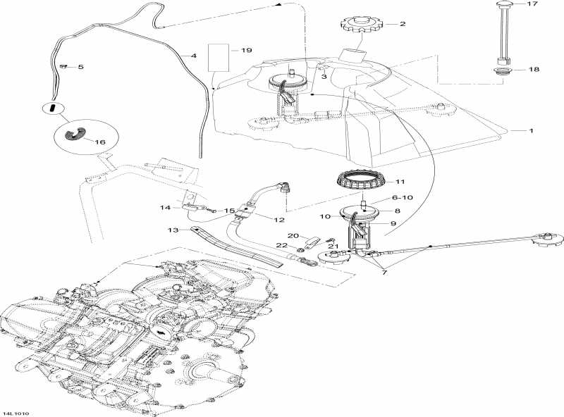 snowmobile SKIDOO - Fuel System