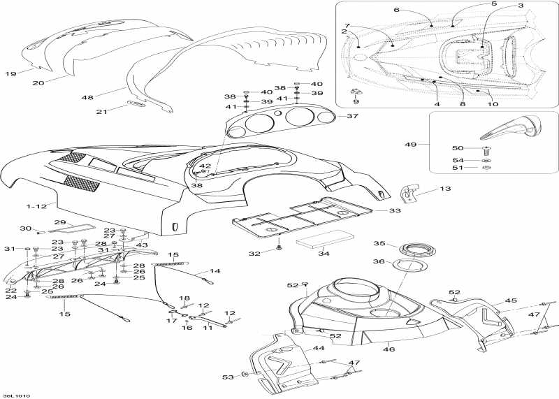  Skidoo Skandic SWT V800, 2010  - Hood