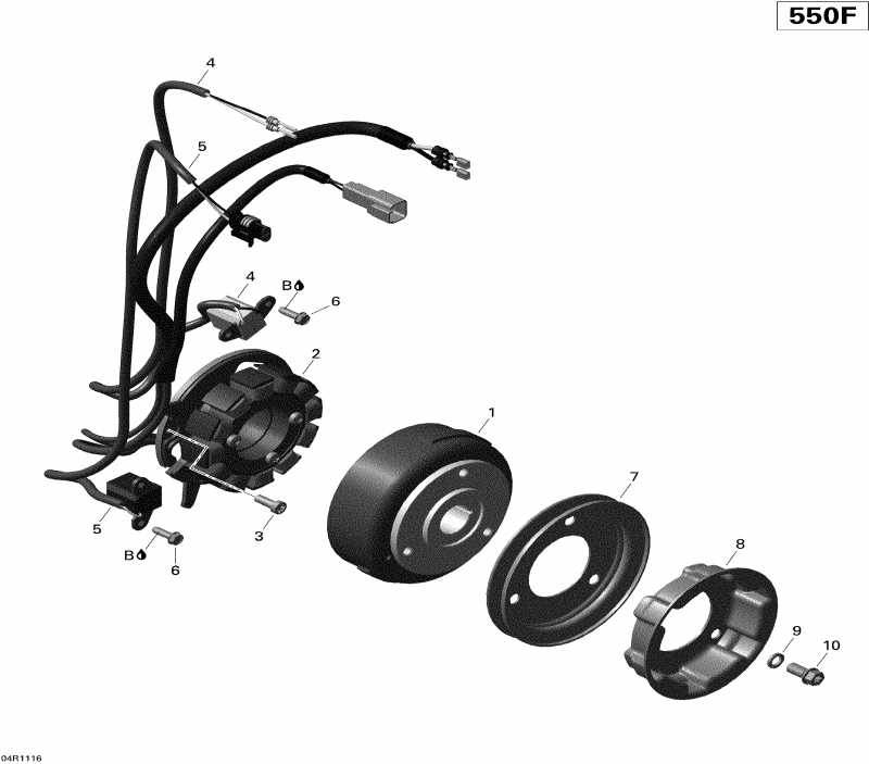 snowmobile  Skandic Tundra, STD, SPORT, LT, 2010 - Magneto