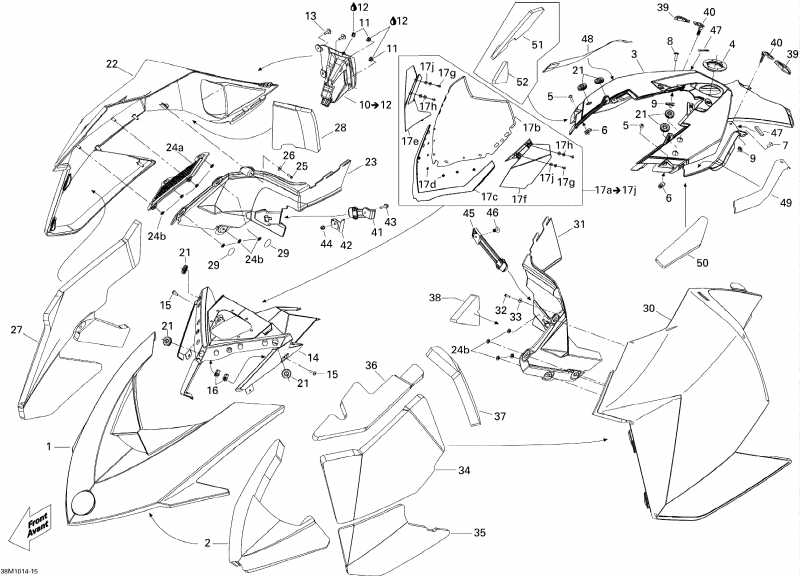 snowmobile ski-doo  Summit Everest 600HO ETEC, 2010 - Hood 600ho Etec