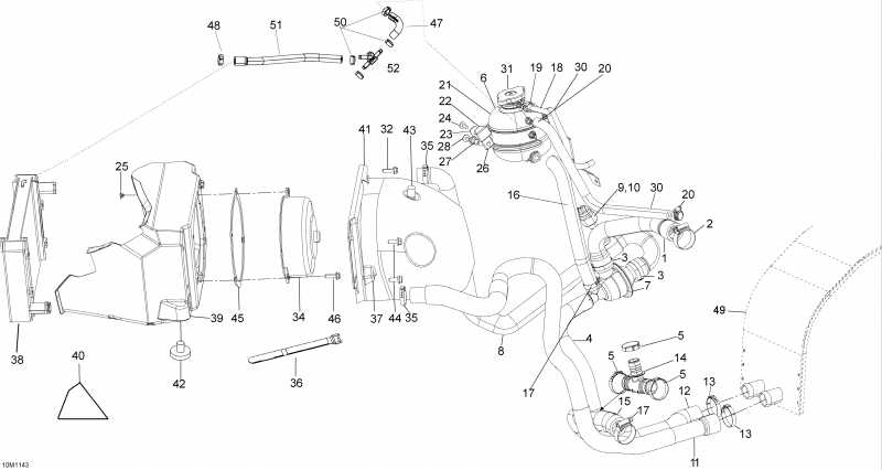 snowmobile Skidoo Expedition LE 600HOETEC XU,2011 ������ - ���������� System