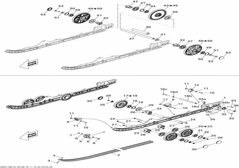 snowmobile Skidoo - Rear Suspension Se 137'