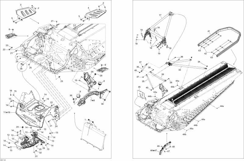  Skidoo - Frame And Components Se