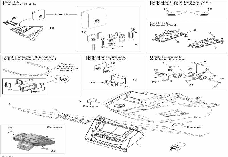 BRP SkiDoo Grand Touring LE & SE 1200 XR, 2011 ������ - Utilities Se