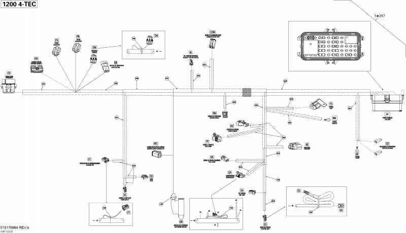   Grand Touring LE & SE 1200 XR, 2011  - Electrical Harness