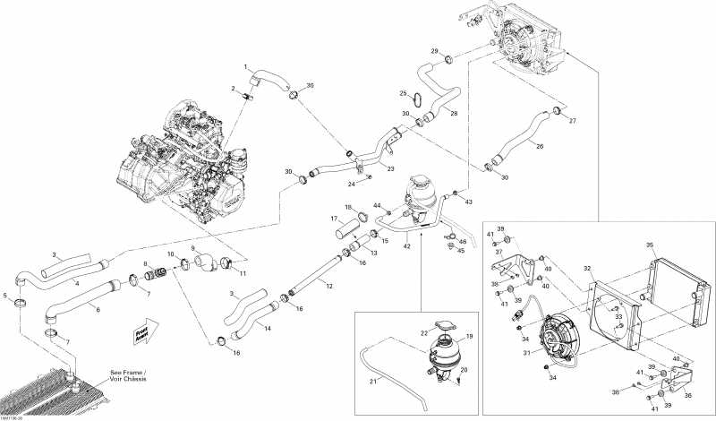 Ski Doo Grand Touring Sport 600ACE, 2011 - Cooling System