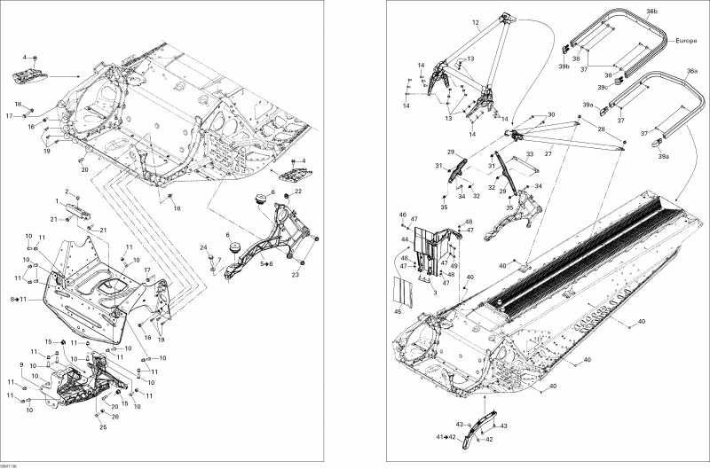    Grand Touring Sport 600ACE, 2011 - Frame And Components