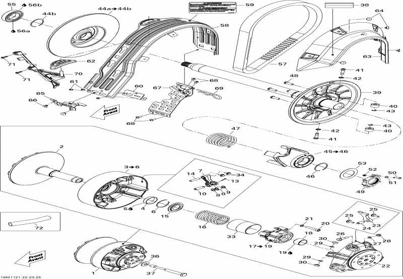   GSX LE & SE 1200 XR, 2011 - Pulley System