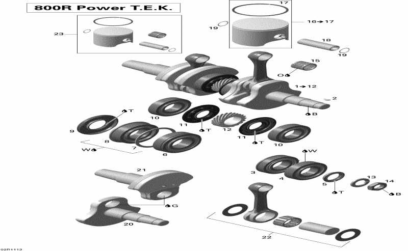 BRP - Crankshaft And Pistons