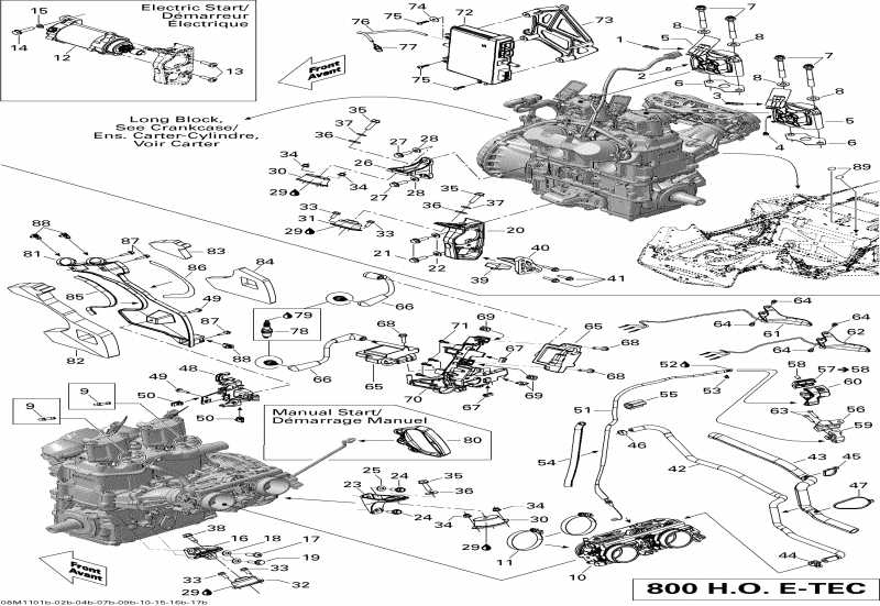  BRP SkiDoo - Engine 800retec