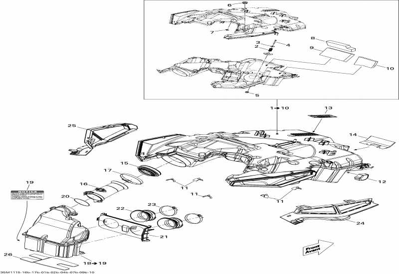 SkiDoo MX Z X 800R ETEC, 2011 ������ - Air ������� ������ System 800r Etec