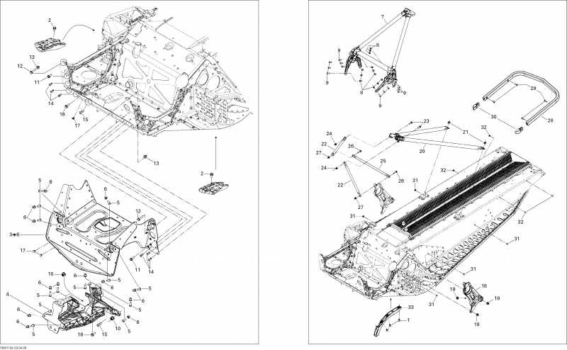 SKIDOO - Frame And Components