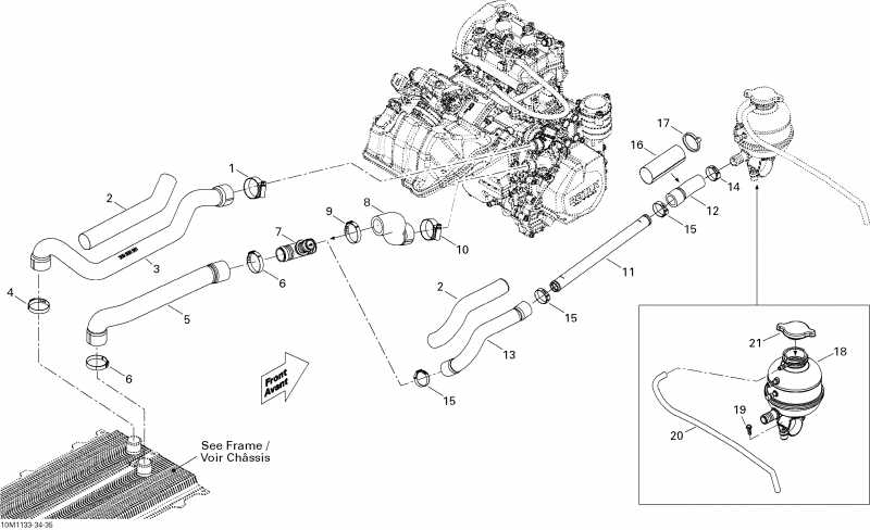   MXZ Sport 600ACE, 2011  - Cooling System