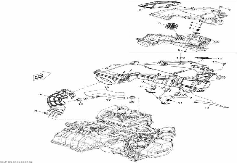  Ski Doo MXZ Sport 600ACE, 2011  - Air   System
