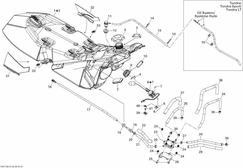 Skidoo ����������� MXZ TNT 550F XP-FAN, 2011 - Fuel System
