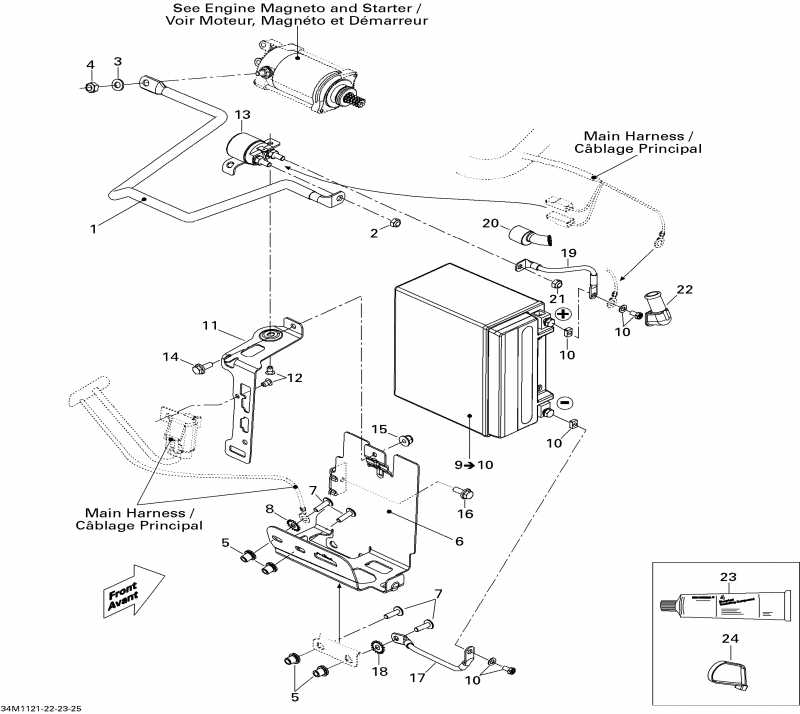MXZ X & TNT 1200 XR, 2011 - Battery � �������