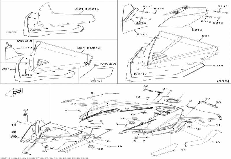 snowmobile Skidoo -    Console