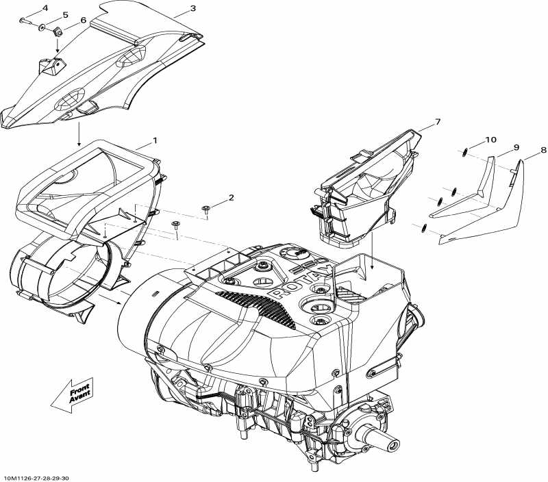  ski-doo Renegade Sport 550F XP-FAN, 2011  - Cooling System