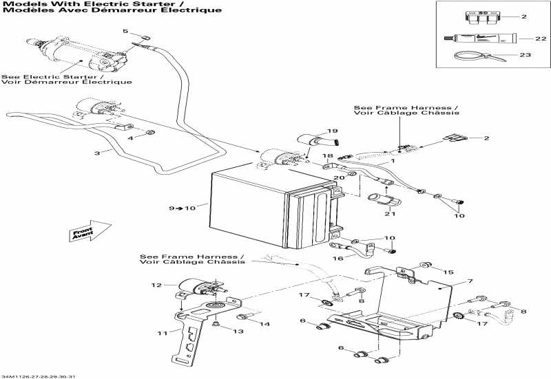�������� ski-doo ������ Renegade Sport 550F XP-FAN, 2011 - Battery � �������