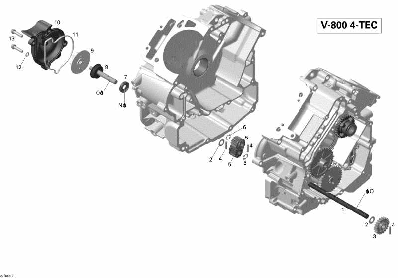  Skidoo Skandic SWT V800 YetiII, 2011 - Engine Cooling