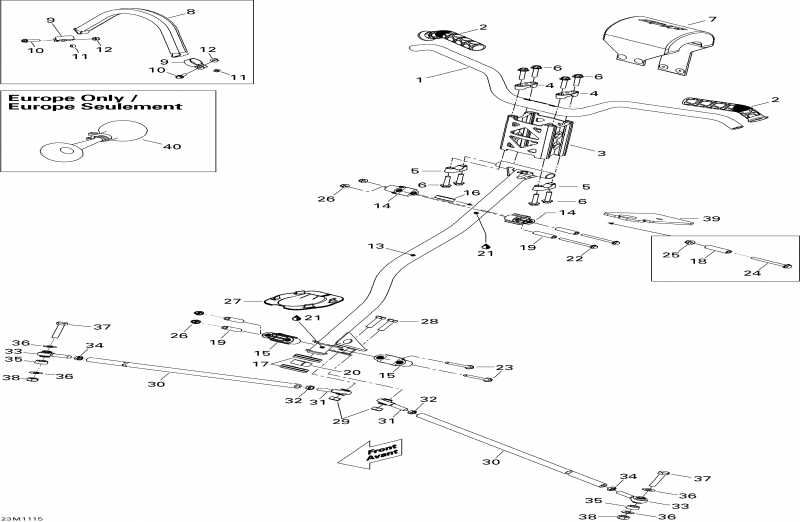 �������� Ski-doo Summit FREERIDE 800R E-TEC, 2011 ������ - Steering