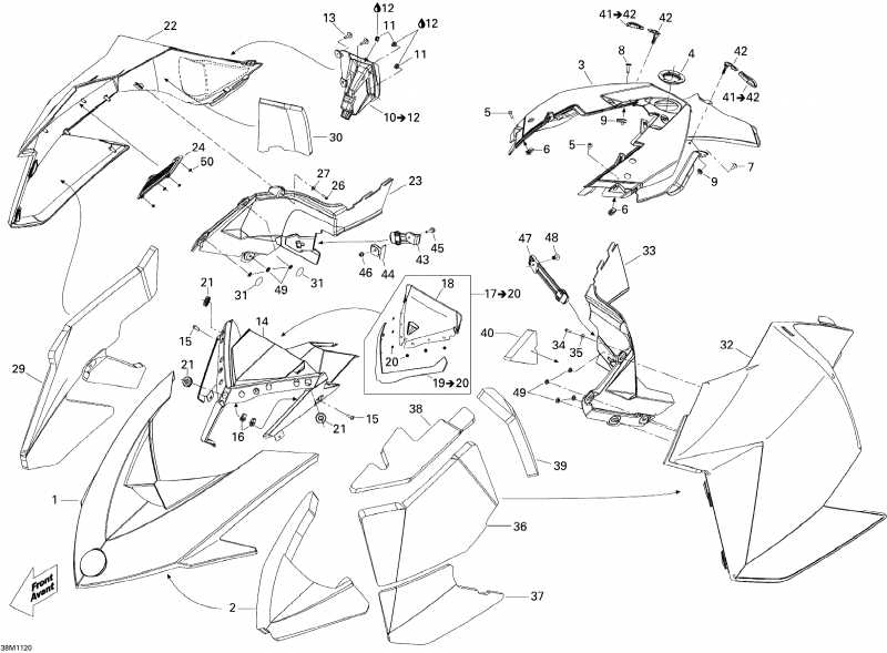 �������� BRP SkiDoo Summit SP 800R P-TEK, 2011 - Hood