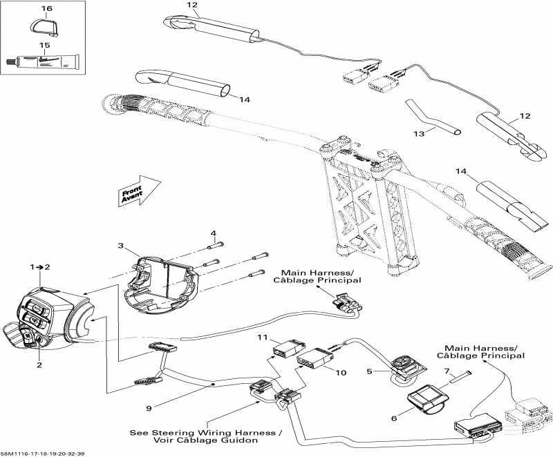 snowmobile SKIDOO  Summit SP 800R P-TEK, 2011 - Electrical Accessories, Steering