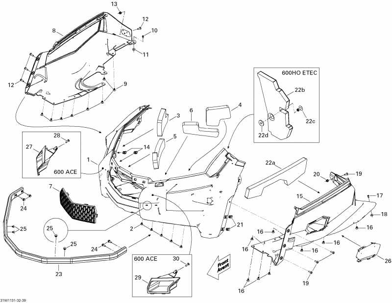 snowmobile  Tundra LT 600ACE, 2011 - Bottom Pan