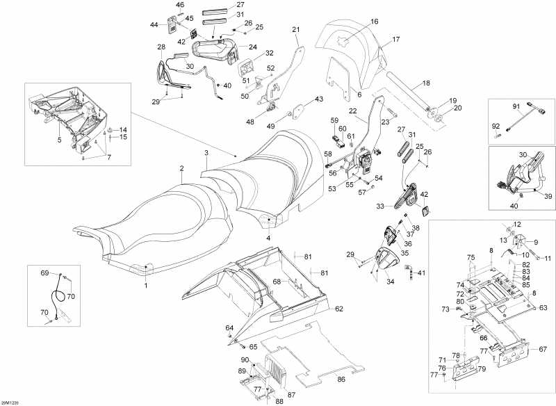  BRP Expedition LE 1200 XU, 2012 - Seat
