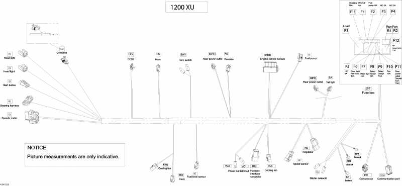 SKIDOO  Expedition LE 1200 XU, 2012 - Electrical Harness