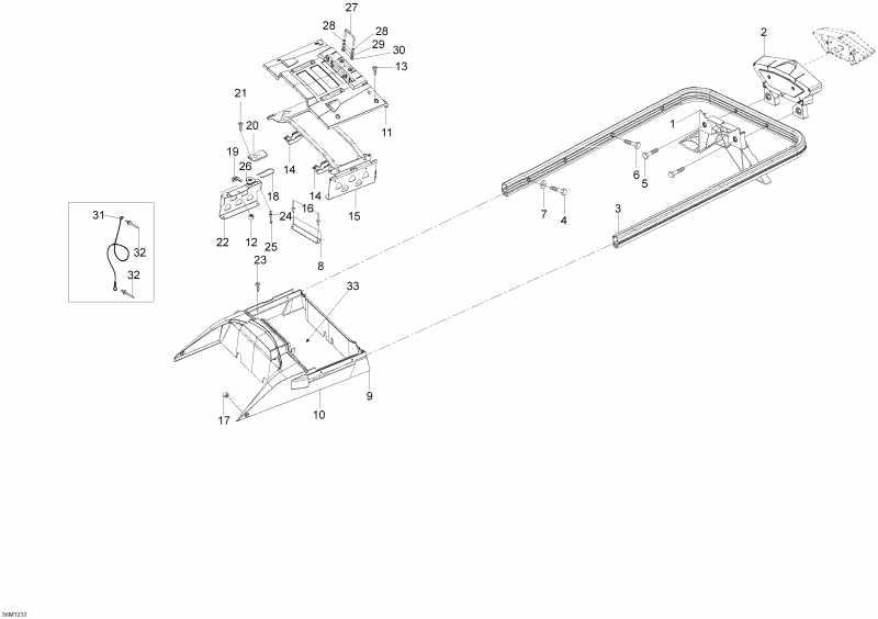  BRP SkiDoo  Expedition LE 600HOETEC XU, 2012 - Luggage Rack