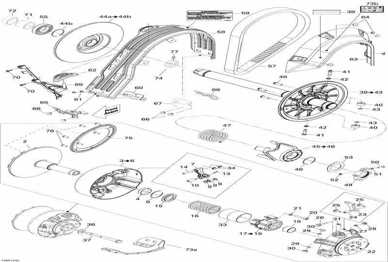 �������� Skidoo Expedition SE 1200 XU, 2012 ������ - Pulley System