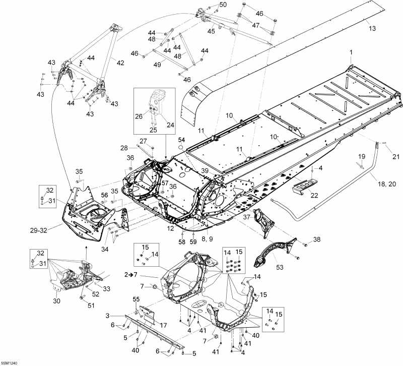  BRP Expedition SE 1200 XU, 2012 - Frame And Components