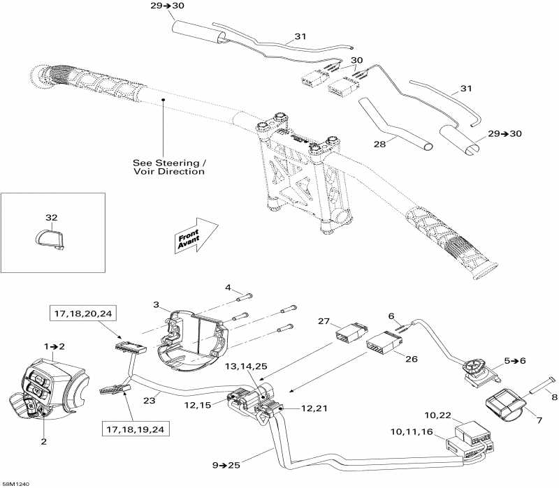  Skidoo - Electrical Accessories, Steering