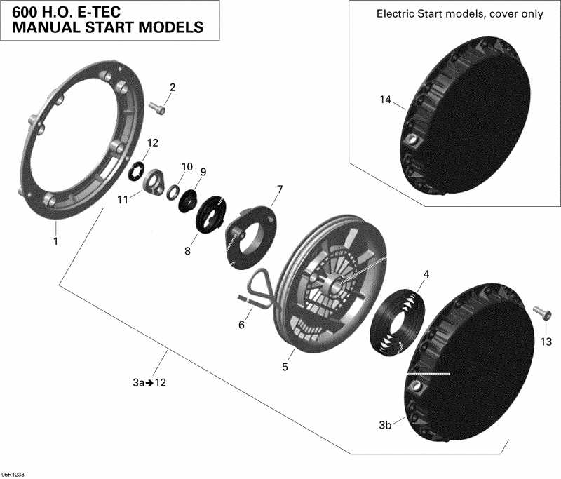    Expedition SE 600HOETEC XU, 2012 - Rewind Starter