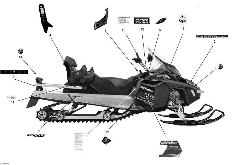 snowmobile  Expedition SE 600HOETEC XU, 2012 -  