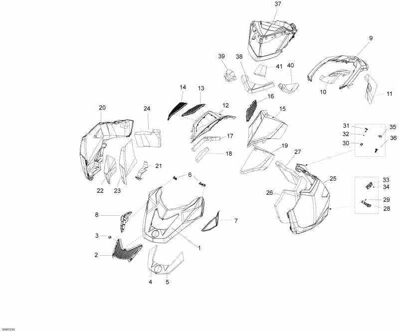 ski-doo Expedition SE 600HOETEC XU, 2012  - Hood