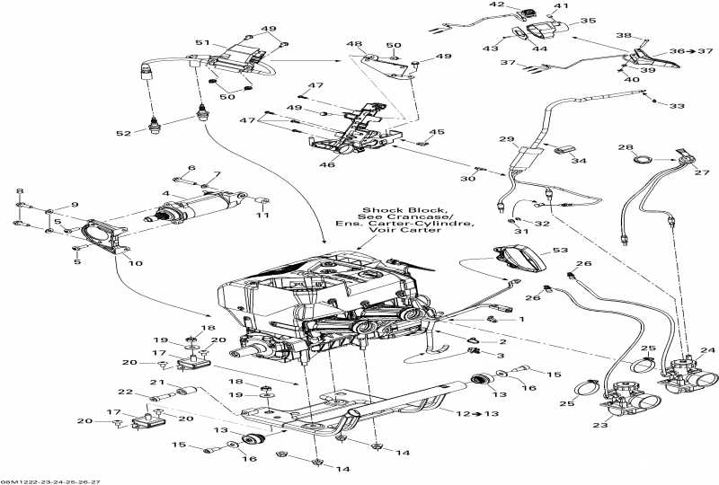 snowmobile Ski Doo - Engine