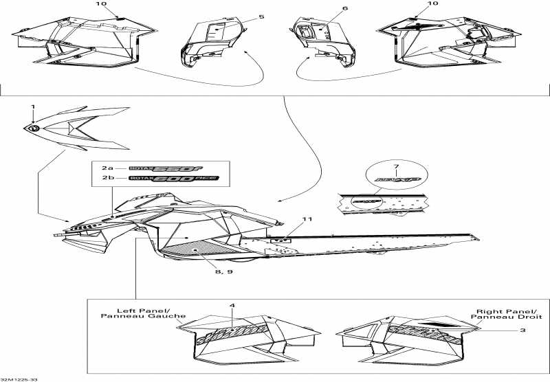 SkiDoo ������ Expedition Sport 600ACE LFF, 2012 - Decals